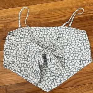 Abercrombie scarf cami top